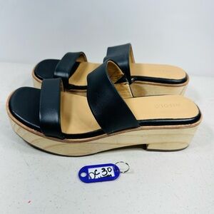 Nisolo Black Women's Platform Sandals size 7,5